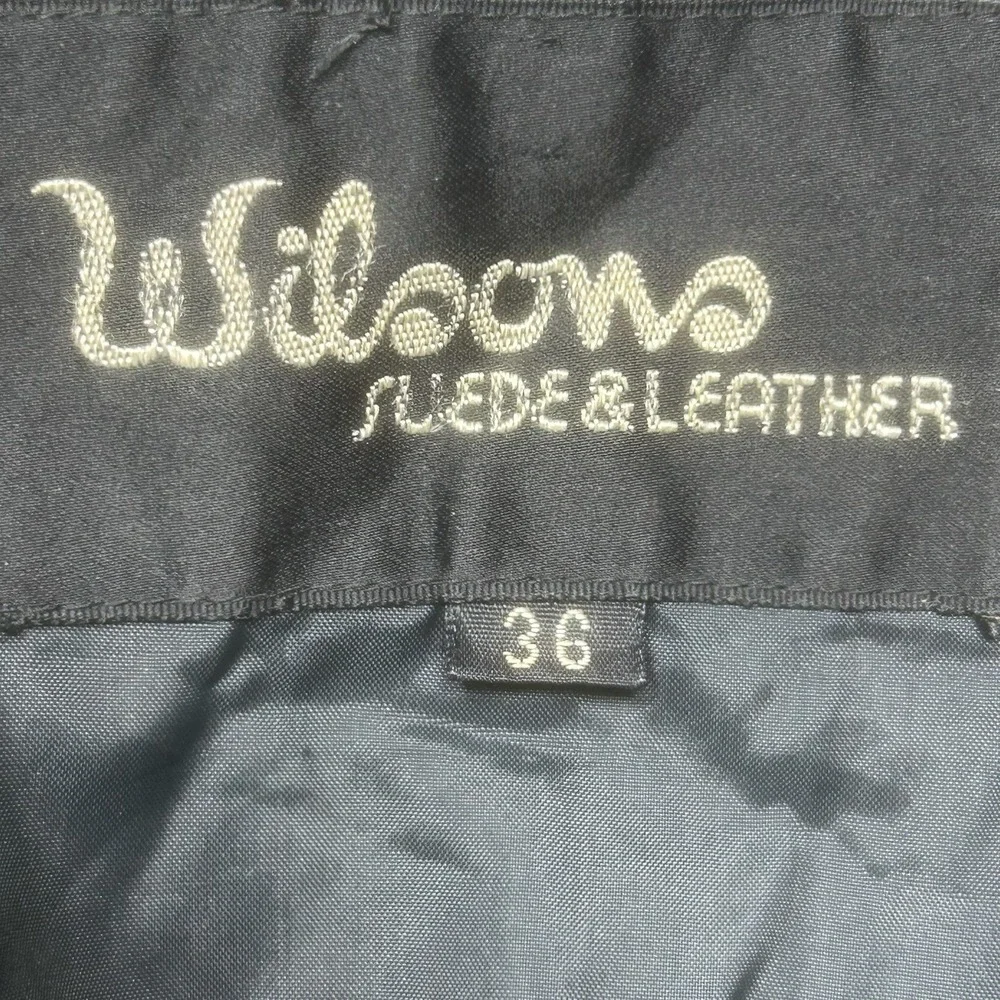 Vintage Wilsons Black Leather Bomber Jacket Men's Size‎ 36 Classic Moto *SPOTS